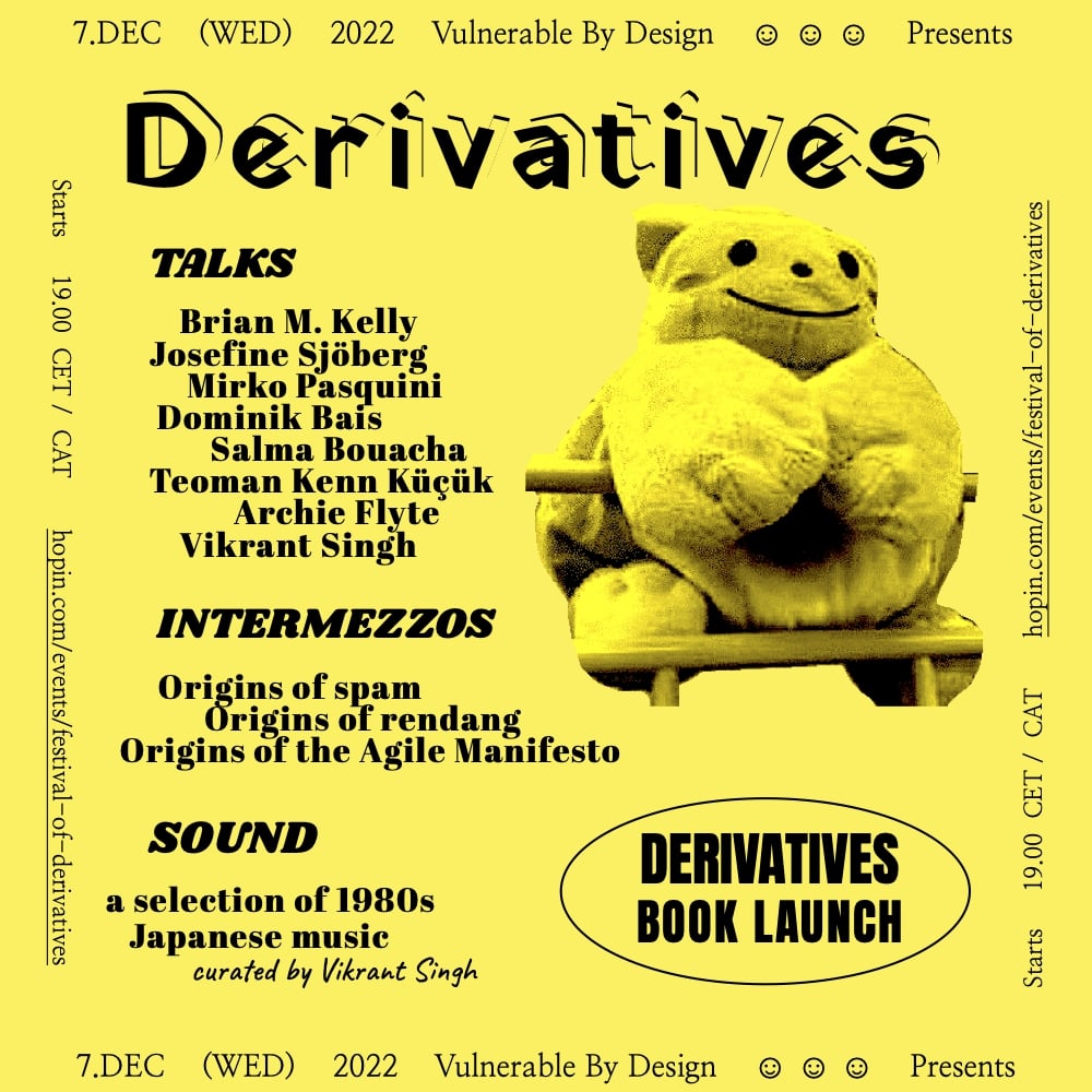 Festival of Derivatives flyer